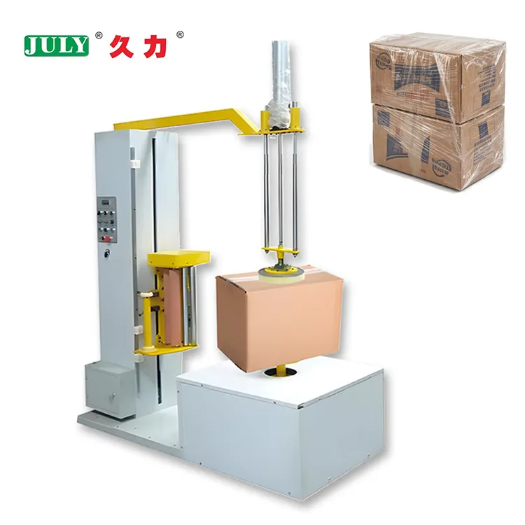 Fully Automatic Pallet Stretch Film Wrapper Pallet Wrapping Machine for Carton Food & Beverage Packaging