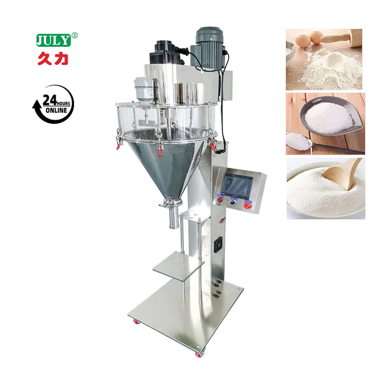 Milk Powder Coffee Powder Vertical 50L Single Screw Filling and Packaging Machine