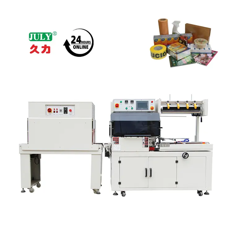Automatic Sleeve Shrink Wrapping Machine With Tunnel Film Shrink Packaging Machine