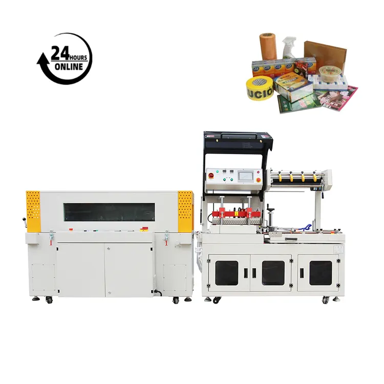 Full Automatic L-Type Vertical Sealing and Cutting Machine Full Automatic Shrink Furnace Packing Machine