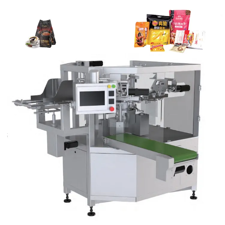 Stand-Up Pouch Liquid Piston Filler Oyster Sauce Milk Spout Doypack Premade Bag Packing Machine