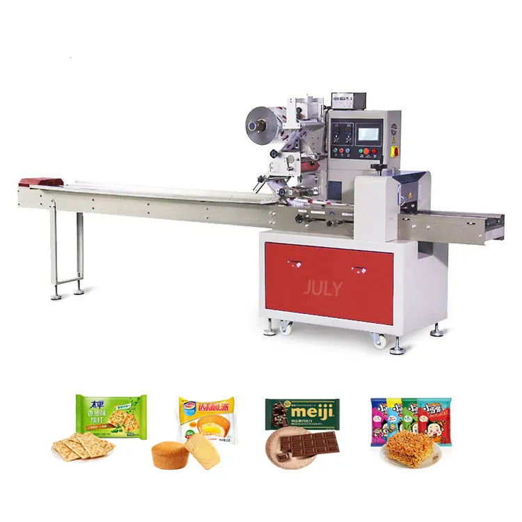 JULY Easy to Operate Automatic Pillow Packing Machine Multifunction Packaging Machines