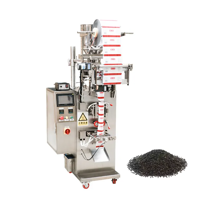 Multi-functional single-row three-sided sealing granule liquid vertical packaging machine