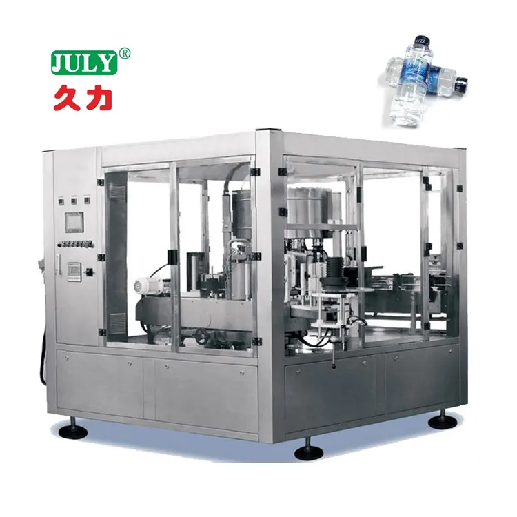 Juli Automatic Plastic square Bottle OPP Hot Melt Adhesive Labeling Machine