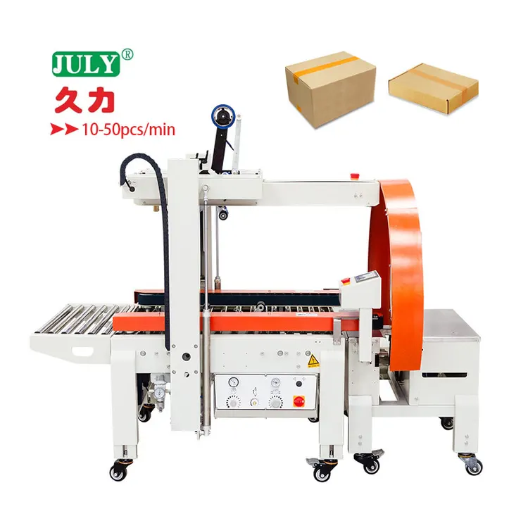 JULYR Semi Automatic Box Carton Wrap-around Sealing Machine