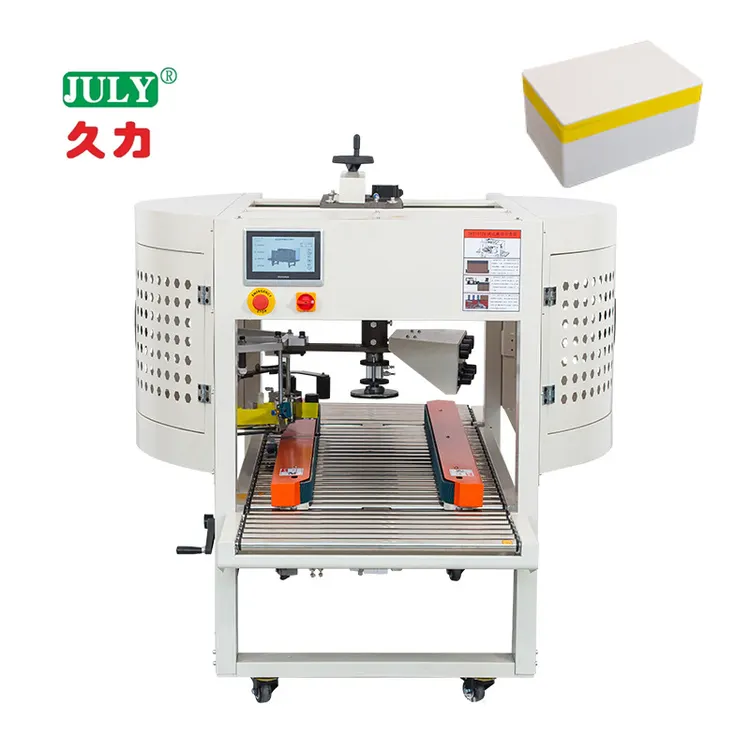 Suitable for Foam Box Tape Wrapping and Sealing Machine for Fresh Produce and Fruit Packaging Boxes
