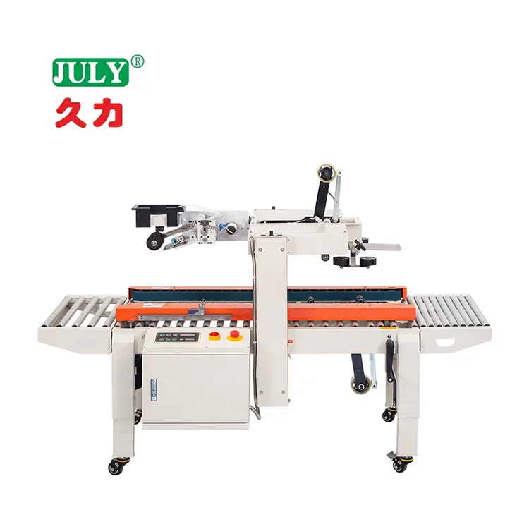 Semi-automatic Express Delivery Waybill Labeling Small Cardboard Box Flat Label Sealing Machine