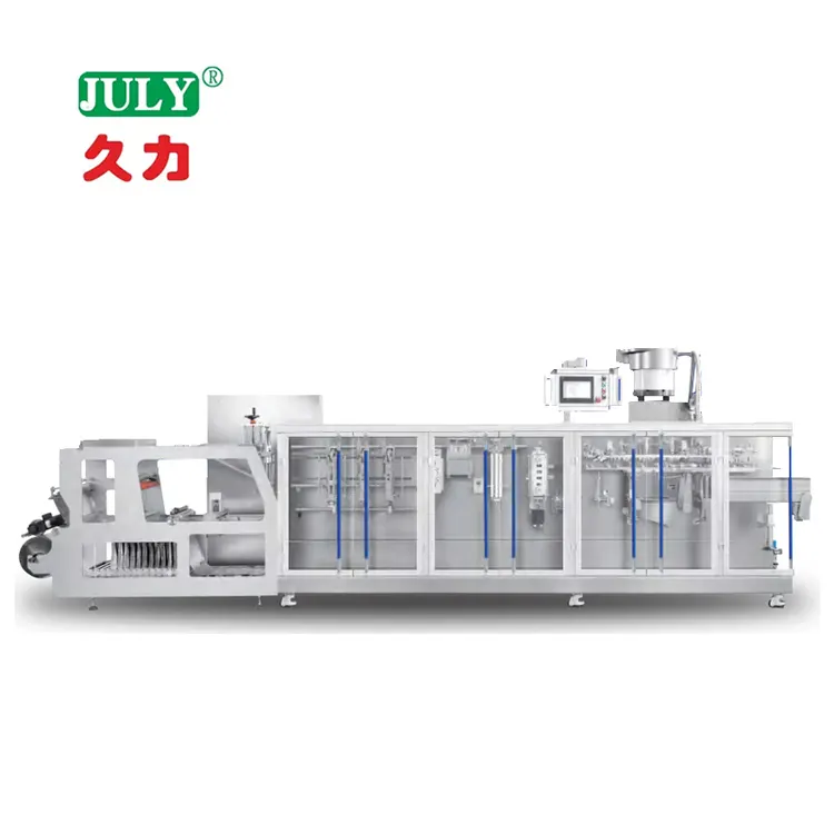 Automatic Filling Gusseted Sachet Form Stand up Bag Pouch Horizontal Roll Film Flat Pouch Packaging Machine