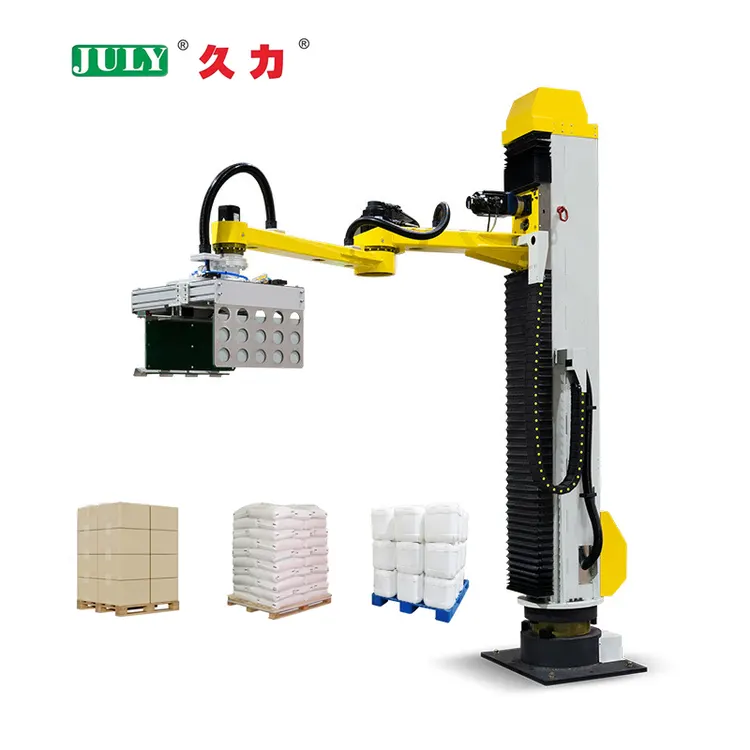 70KG Load Bearing Automatic Column Type Stacker Machine for Warehouse Palletizing