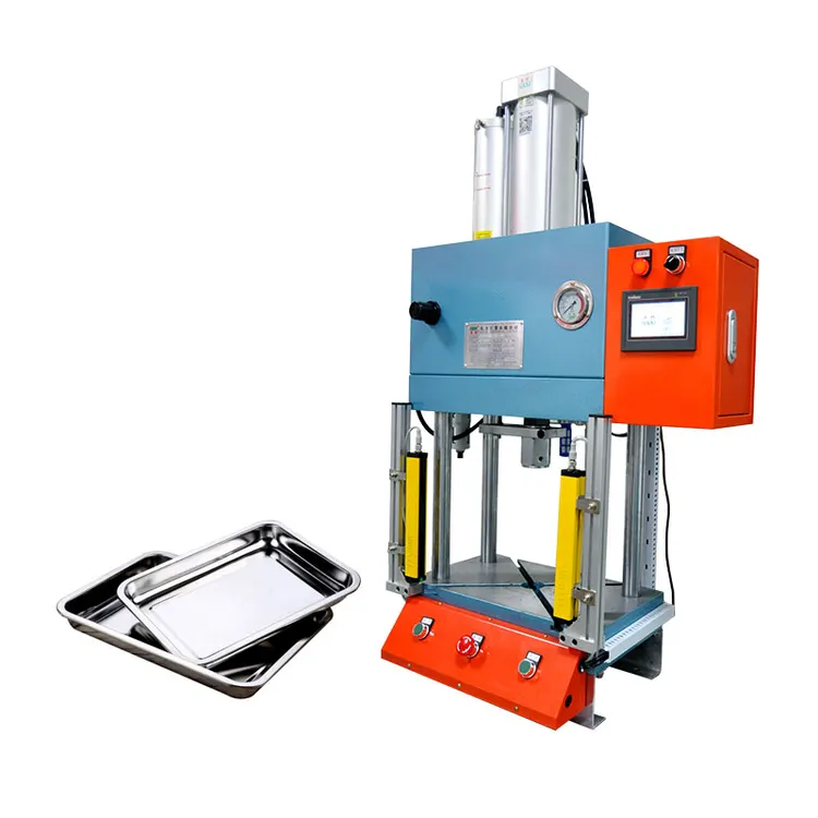 JULY Bottom Price High Performance Pneumatic Aluminum Foil Food Container Machine