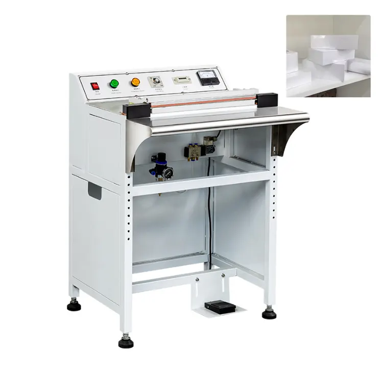 Factory Direct Automatic Small Pneumatic Sealing Machine Carton Sealing Machine Plastic Bag Food Box Sealing Machine