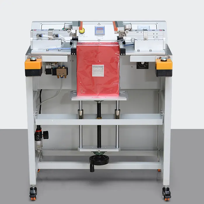 Factory Direct Automatic Small Pneumatic Sealing Machine Carton Sealing Machine Plastic Bag Food Box Sealing Machine