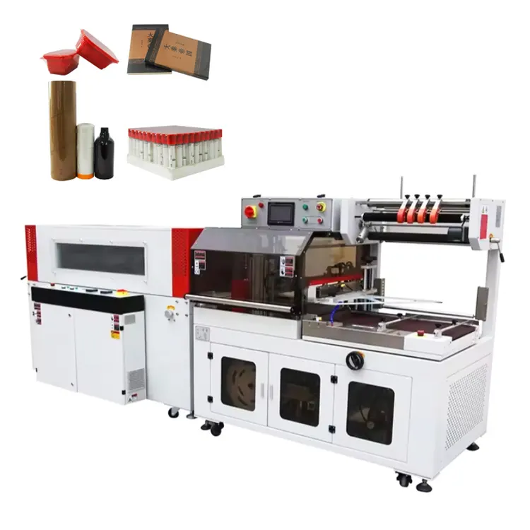 Automatic Combined L-Type Vertical Film Cutting Machine Heat Shrink Packaging Machine