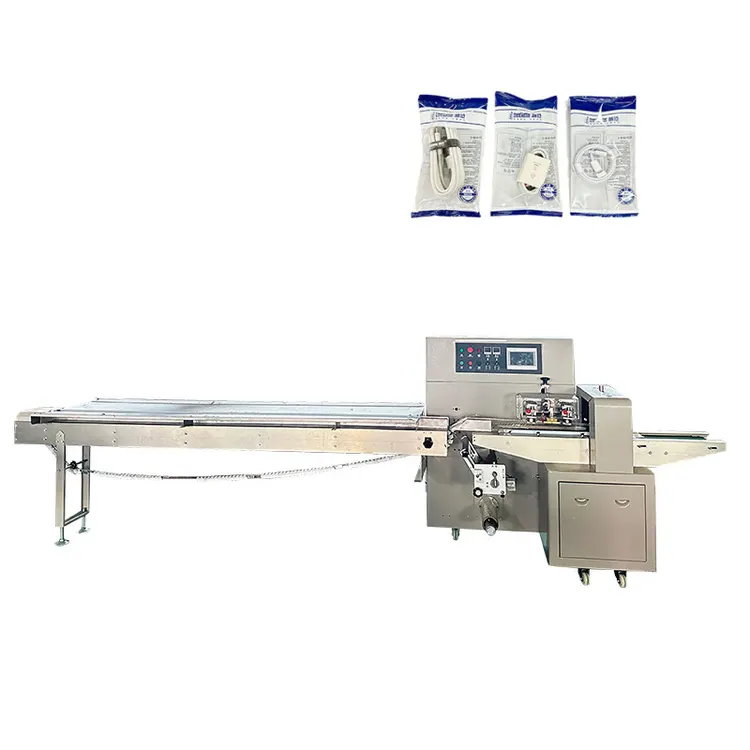 New Automatic Bread Vermicelli Bagging Machine Pillow Packaging Machine Horizontal Packing Machine