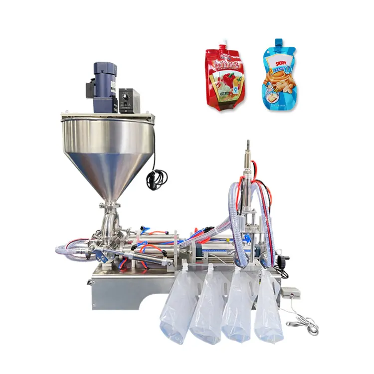 Horizontal Stirring Filling Machine Hot Sauce Pneumatic Automatic Quantitative Dividing Machine