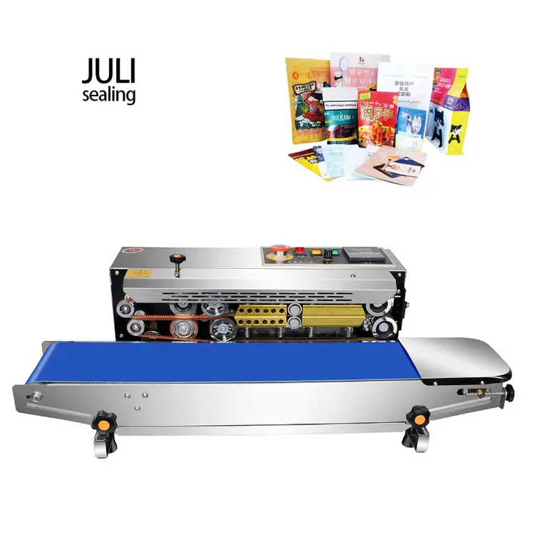 Continous Band Sealer Continuous Bag Sealing Machine Band Sealer Automatic Horizontal Band Sealer