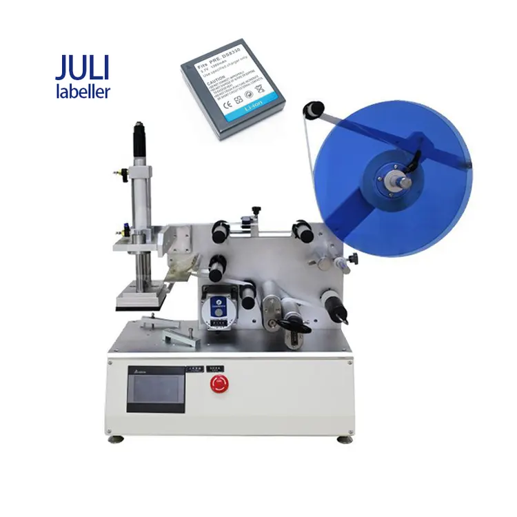 Desktop Semi-automatic Plane Labeling Machine High-precision Square Bottle Box Labeling Machine 220v 50hz