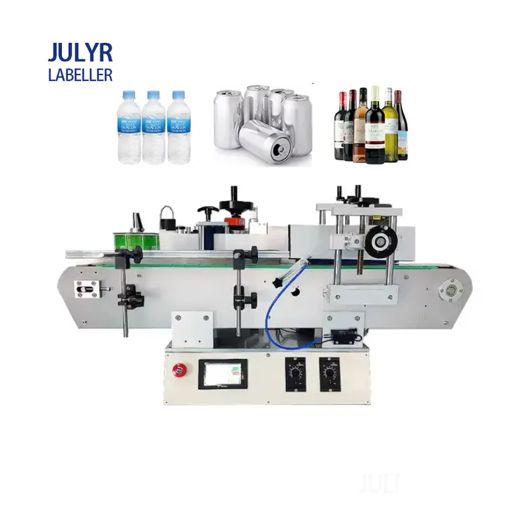 Desktop Jar Capping Sticker Adhesive Bottle Water Labeling Machine for Water Bottles