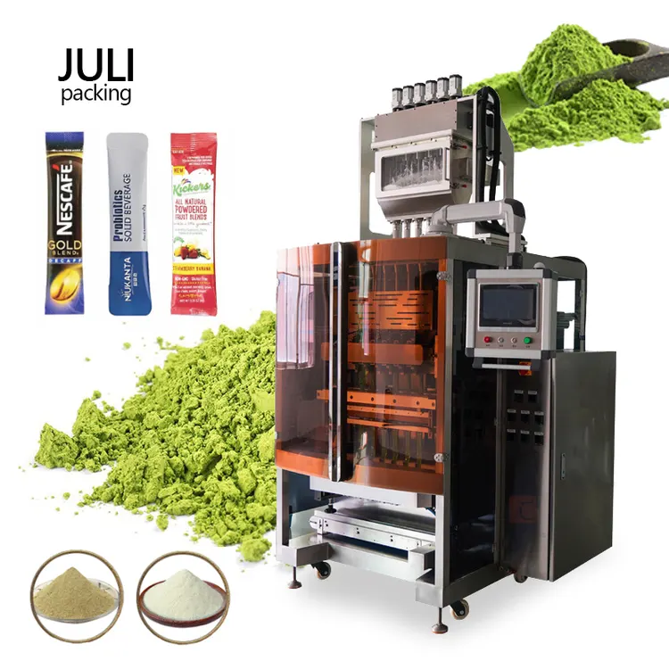 10g 13g 30g Automatic Multi-lane Tea Powder Instant Coffee Sachet Stick Powder Multi Track Packing Machine