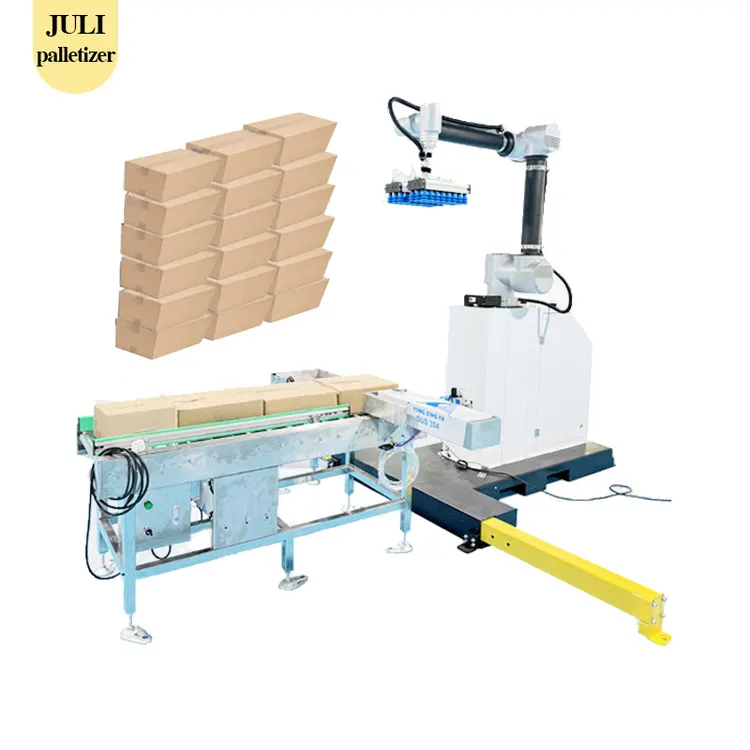 JL-MD20S Collaborative Robot Palletizer Machine Bottles Bags Carton Cobot Palletizer 10kg 20kg