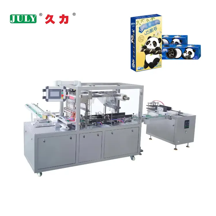 750L 3D Overwrapping Stretch Plastic Film Sweet Chocolate Box Packing Bar Pleat Soap Cellophane Wrapping Machine