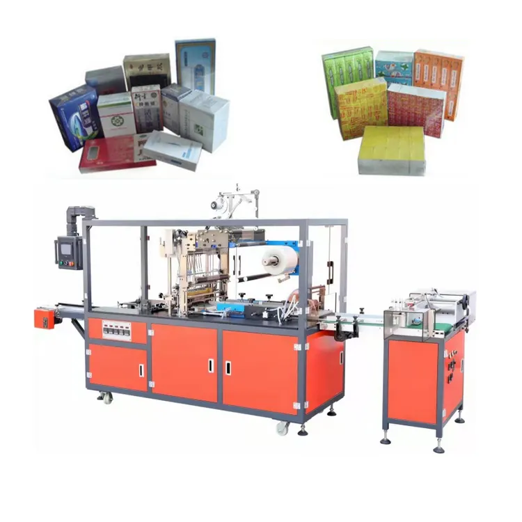 JULI Automatic 3D Cellophane Over Packing Wrapping Machine for Perfume Chocolate Gift Box Transparent Film Packing Machine
