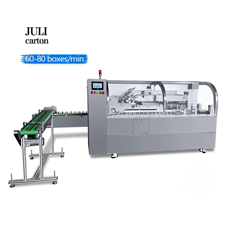 Factory Price Horizontal Box Bottle Soft Tube Cartoning Box Packing Machine