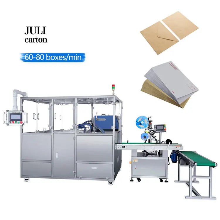 Automatic Product Manual Envelope Specification Packaging Machine Envelope Wrapping Machine