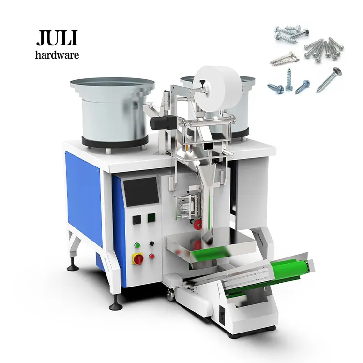 Full Automatic Hardware Screw Counting Packing Machine for Clip Nut Bolt