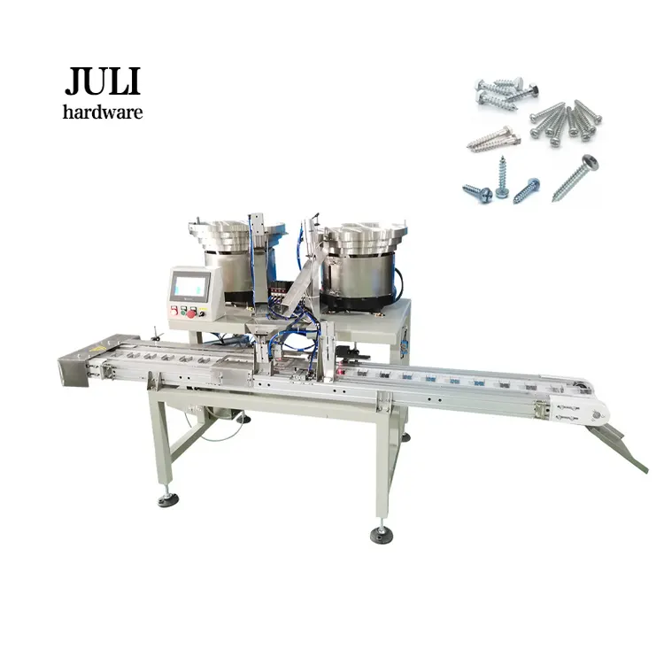 High Speed Full Automatic Counting Sorting Aluminum Screws Packing Machine