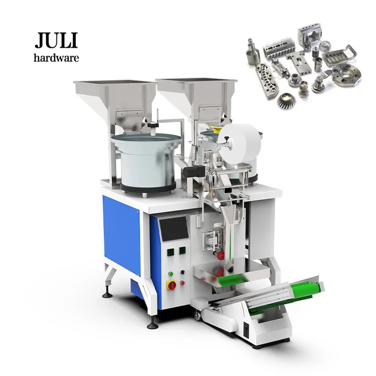 Hardware Parts Kitting Packing Machine Screw Nail Counting Packaging Machine