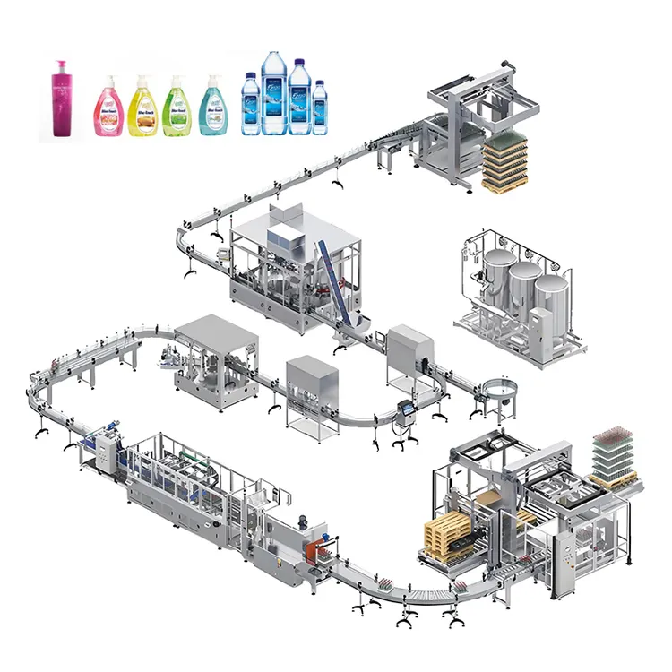 Complete Water Production Line Bottle Drink Filling Packaging Machine Mineral Water Bottle Filling Line