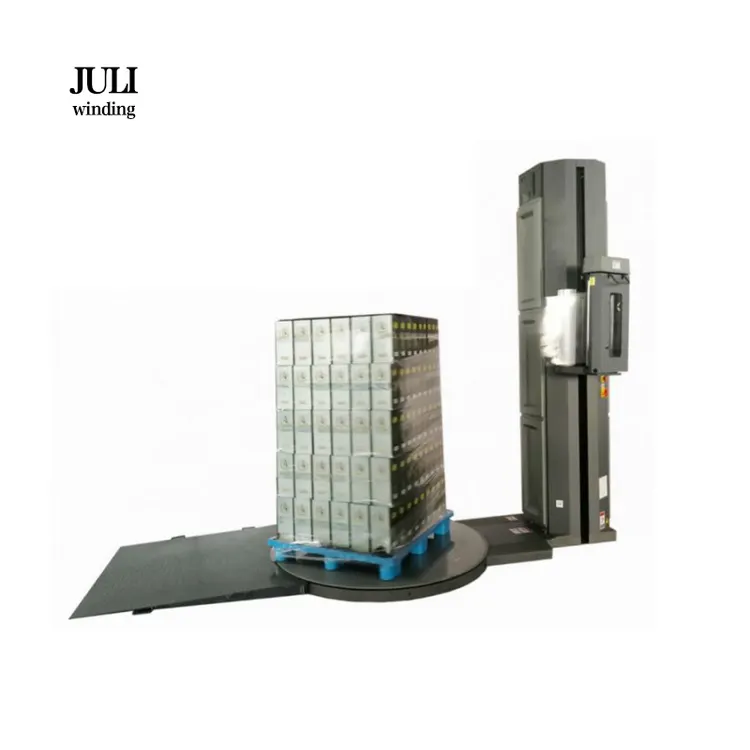 Fully Automatic Heavy Pallet PE Wrapping Machine Turntable Stretch Film Winding Packaging Machine
