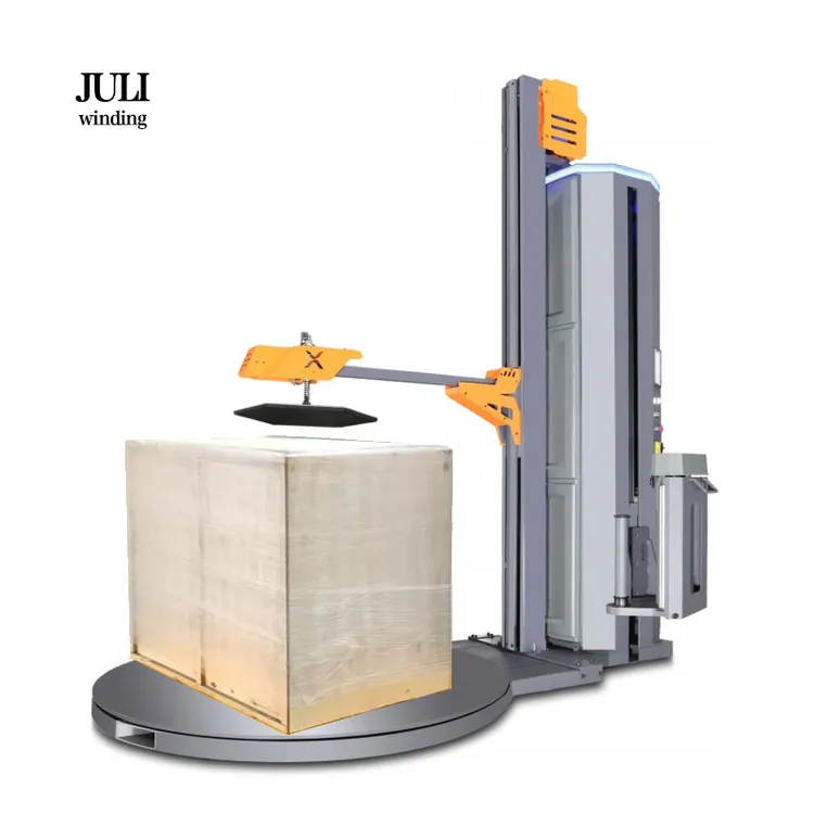 Automatic Pallet Stretching Packaging Machine Factory Carton Baler