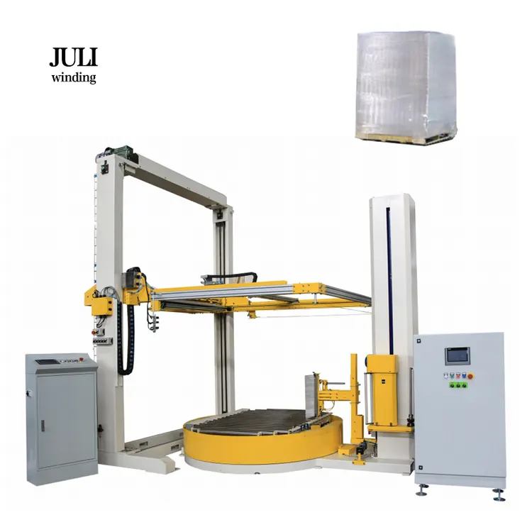 Automatic Capped Top-covering Film Winding Machine for Flour Wrapping Machine for Cartons
