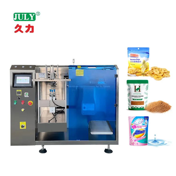 Automatic Doypack Premade Pouch Dry Fruit Pouch Bag Packing Cube Sugar Coffee Salt Rice Filling Packing Machine