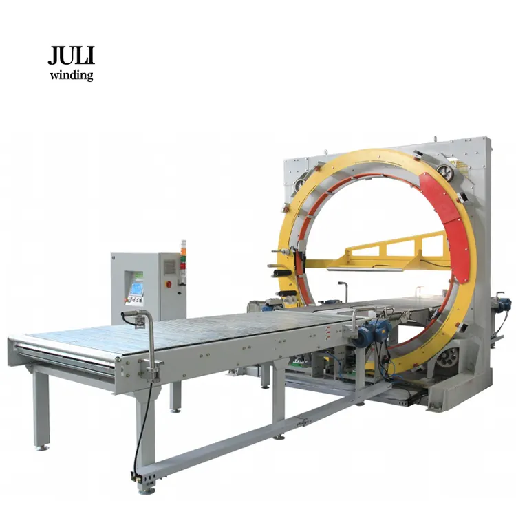 High Quality Easy to Operate Horizontal Film Wrapping Machine Stretch Film Packing Protect Products