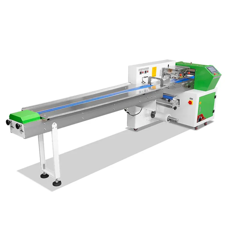 JULY Automatic Pillow Packing Machine Multifunction Packaging Machines for Vegetable Food Packaging
