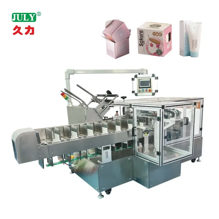 Automatic Carton Packaging Machine Facial Tissue Paper Toothpaste Box Packing Machine