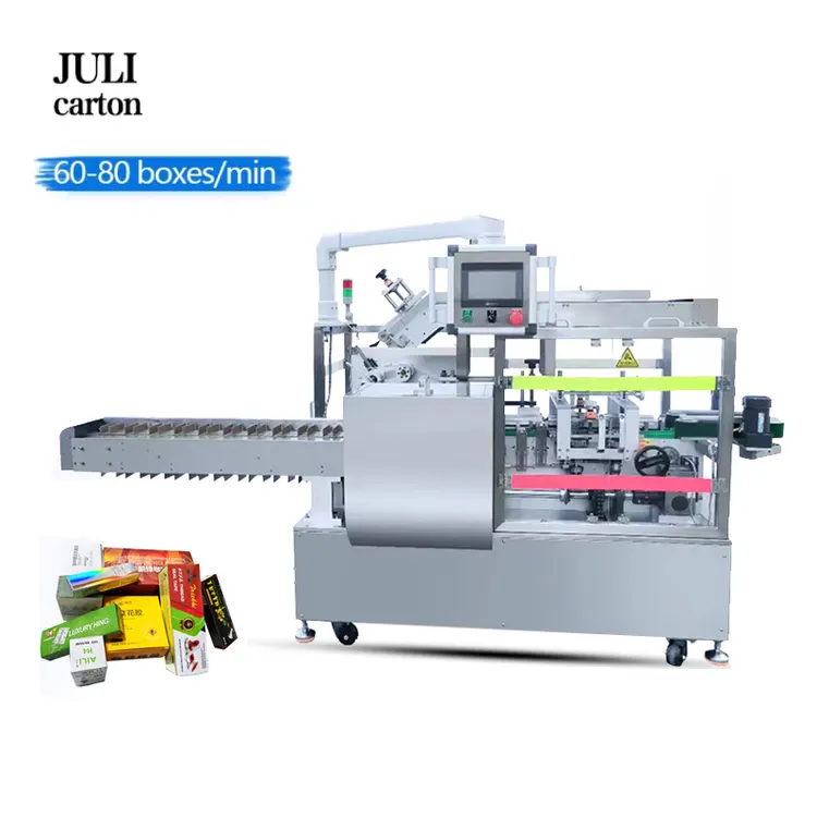 High Speed Automatic Skin Care Food Daily Necessities Box Packaging Machine