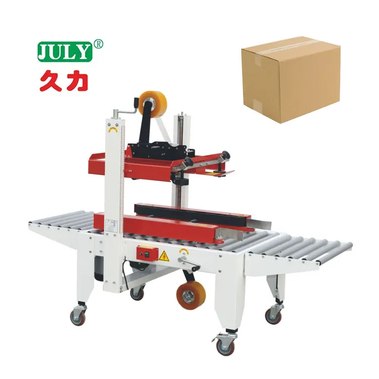 JL-FXJ5050 Semi-automatic Carton Sealing Machine Small Case Box Tape Sealer