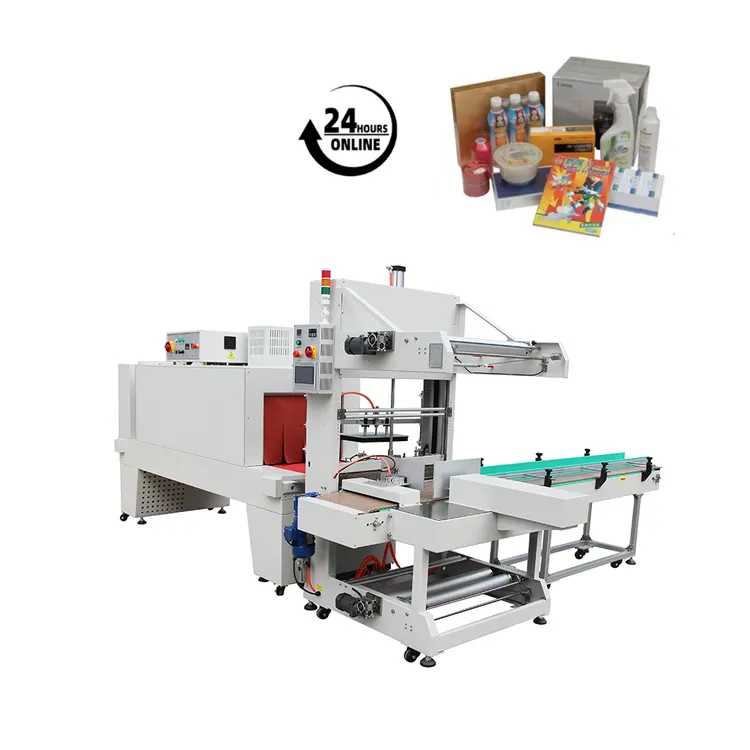 Heat Sleeve Shrink Wrap Seal Heat Tunnel Machine Automatic Shrink Wrapping Machine for Foam Box Packaging