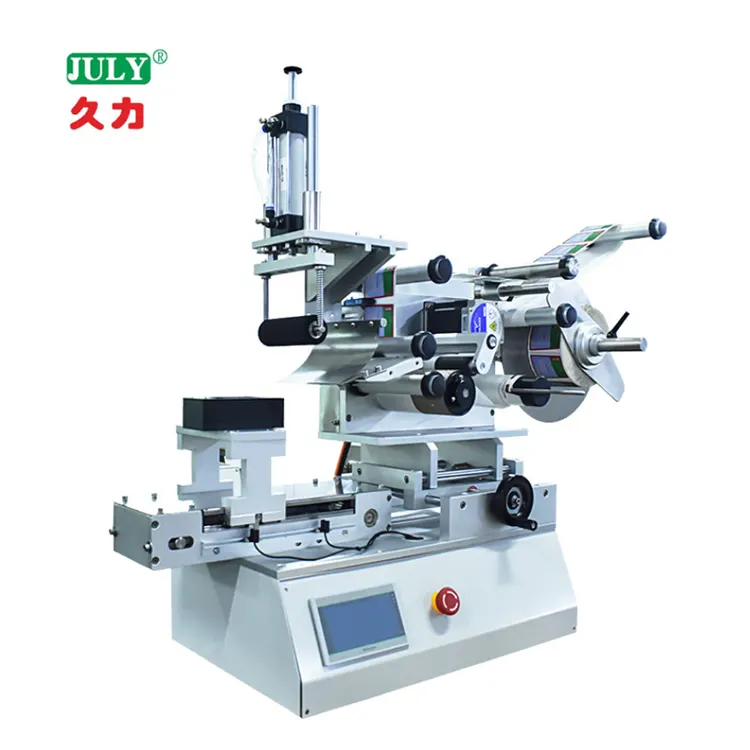 Semi-automatic Flat Labeling Machine Bottle Box Labeling Machine