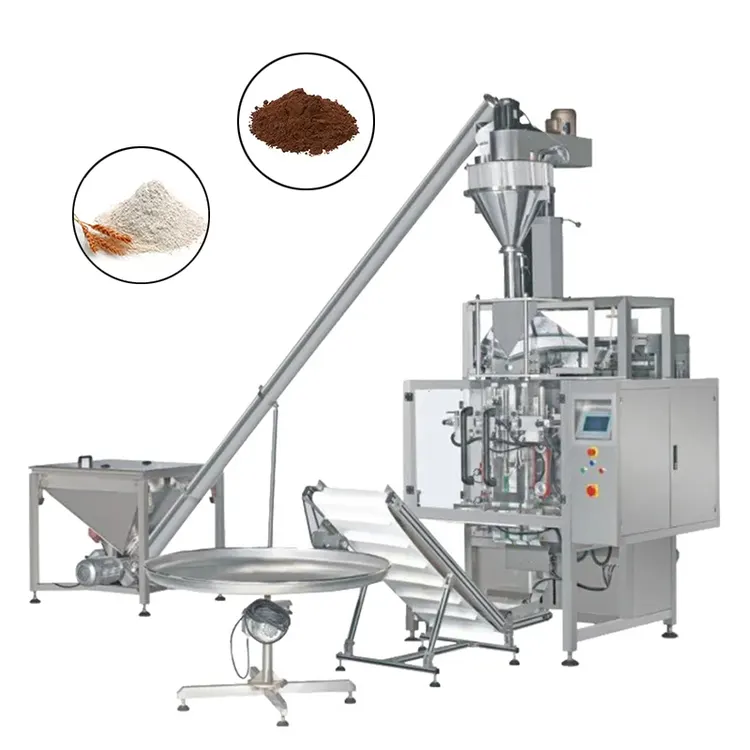 60Bag/Min Wheat Flour Packaging Machine Suitable for Various Powder Packaging