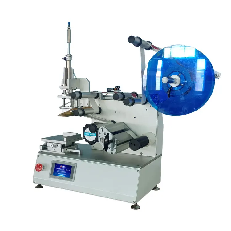 Semi-Automatic Plane Labeling Machine Cup Lid Labeling Machine for Cup Lid Labeling Machine