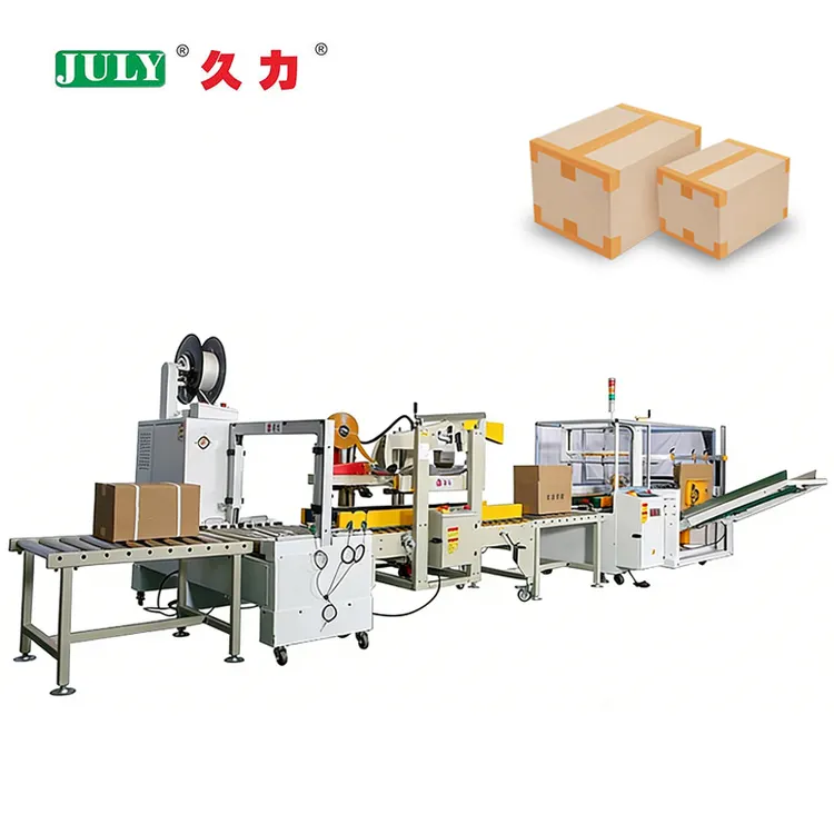 Automatic Carton Unpacking Sealing Production for Food Logistics Packaging Machine