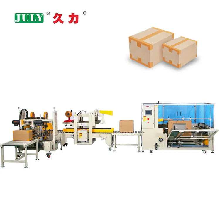 Customized Automatic Carton Case Opening Erector and Bottom Sealer Sealing Machine for Food Factories