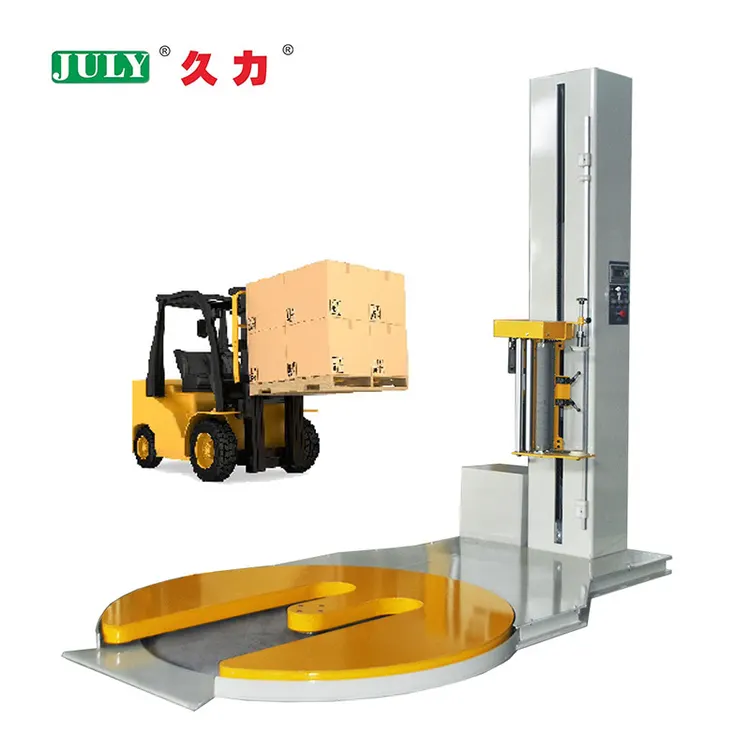 Automatic Pallet Wrapper Custom M Type Turntable Fully Automatic Pallet Wrapping Machine Winding Machine for Carton