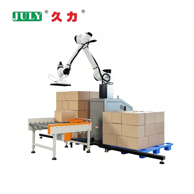 Cobot Palletizer for Carton Bag Box Packing Line Cost Effective Automatic Stacking Robot