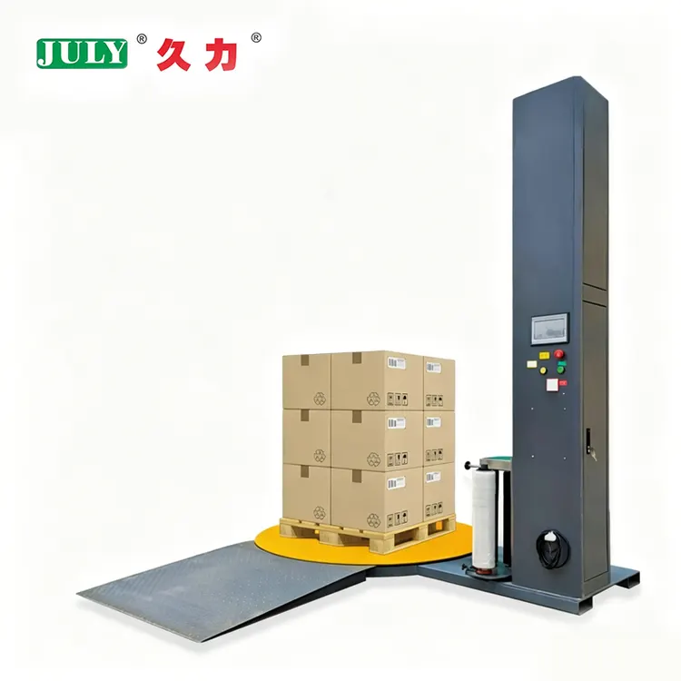 JULY Fully Automatic Wrapping Machine Pallet Plastic Film Wrapping Machines Electric Wrapping Machinery